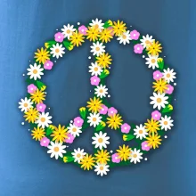 Peace symbol margaréty