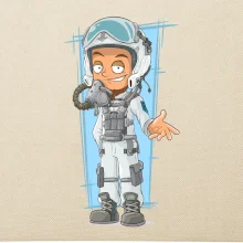 Vesmírny vojak oranžový