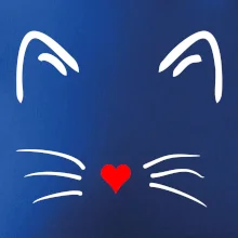 Mačka - srdce namiesto nosa Mačka - srdce namiesto nosa