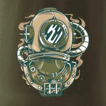 Starý potápačský skafander