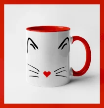 Mačka - srdce namiesto nosa