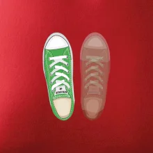 Párové topánky - zelené