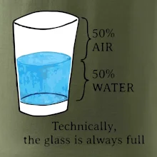 Technically, the glass is always full