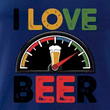I love beer - palivoměr