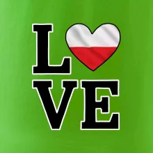 Love Poľská vlajka