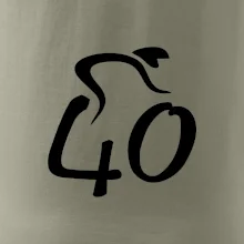 Cyklista oslavuje štyridsiatku (40)