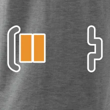 Rodinné tričká - batéria - otecko