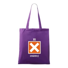 Xi Dráždivý - Výstražná tabuľka na tričku