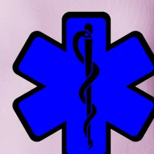 Rescue - Hviezda na prsníku + nápis na chrbte