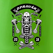 Motorkár  lebka opravár