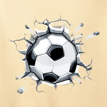 Futbalová lopta v triku Futbalová lopta v triku