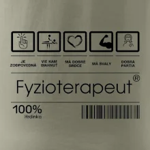 Čiarový kód fyzioterapeutka