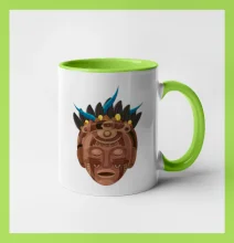 Mayová maska hnedá