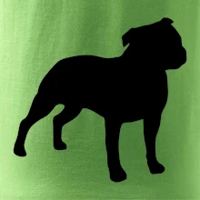 Americký stafordšírsky teriér Na prsníku