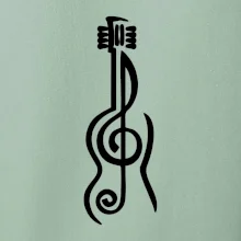 Husľový kľúč gitara