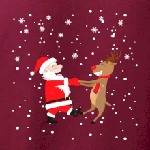 Tancujúci Santa a sob