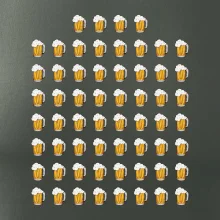 Narodeniny - 60x pivo