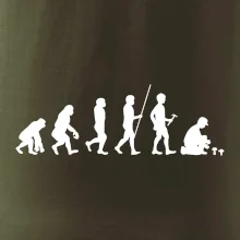 Evolúcia hubár muž Evolúcia hubár muž