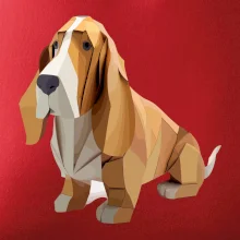 Baset zlepený z papiera