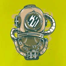 Starý potápačský skafander