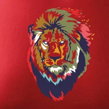 Hlava leva kreslená jednoduchá