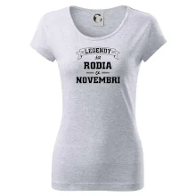 Legendy sa rodia v novembri