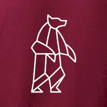 Geometria ľadový medveď stojaci