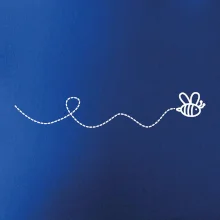 Dráha letu včely - vlnovka