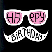 Mustache narozeniny - okuliare Mustache narozeniny - okuliare