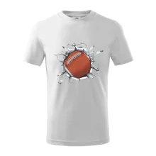 Americký futbal lopta v triku