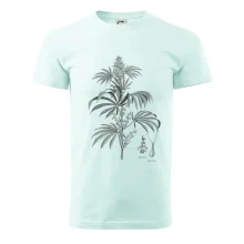 Konope kvietok čiernobiely  