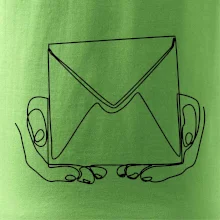 Obálka pôšták jedným ťahom