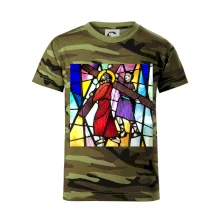 Vitráž - Ježiš a kríž