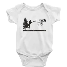 Disc golf - žena čierny obrázok