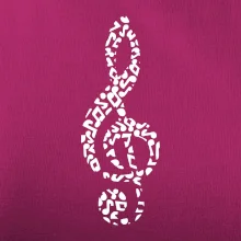 Husľový kľúč z nôt