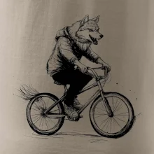 Vlk na bicykli