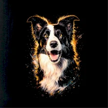 Obrázok poltón Border Kólia