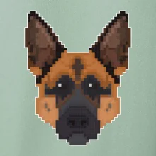 Nemecký ovčiak - Rozpixelovaný