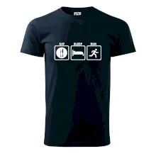 Eat sleep run štvorce Eat sleep run štvorce