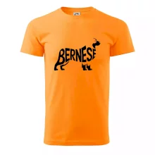 Bernese Mountain Dog nápis v tele