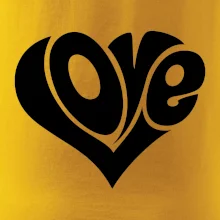 Love nápis jednoduchý