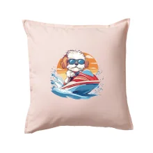 Bišónik na vodnom skútri