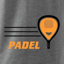 Padel - oranžová raketa