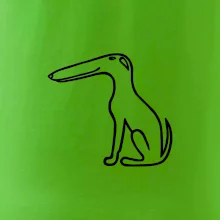 Barzoj obrys čierny