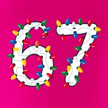 67 vianočné osvetlenie