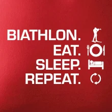 Biathlon Eat Sleep Repeat