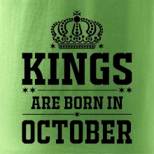 Kings are born in October