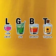 LGBT -  Likér, Gin, Brandy, Tequila