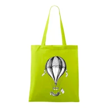 Teplovzdušný balón kreslený