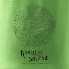 Králický Sněžník - vrstevnice v kruhu